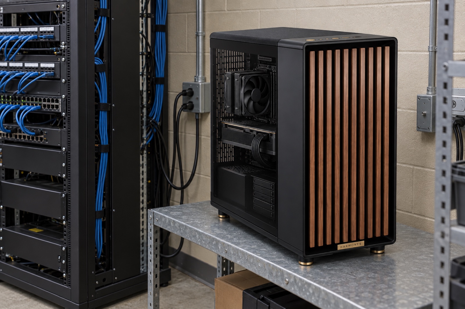 Harmonee PH22 Intelligence Hub deployed in a county server room